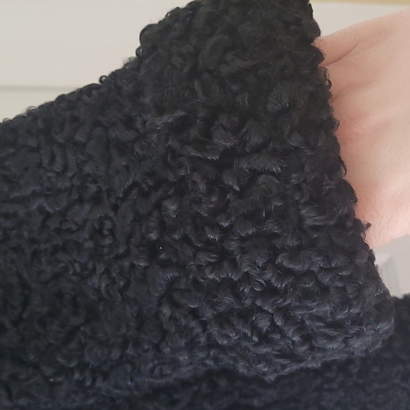 Eaton's persian lamb coat , with mink collar - Picture 4 of 13